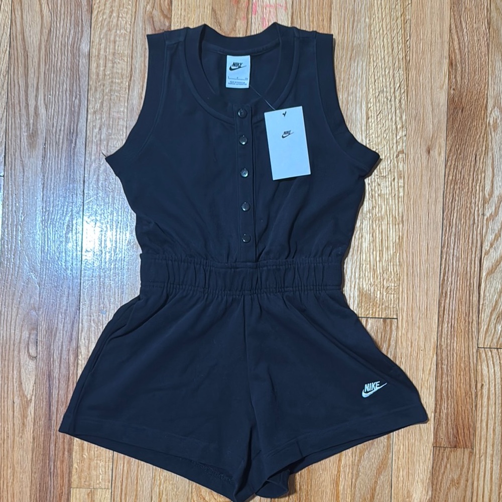 Nike Black Athletic One Piece with Elastic Waist